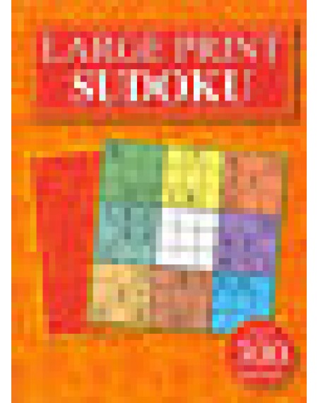 4200 Large Print Sudoku- Orange Cover