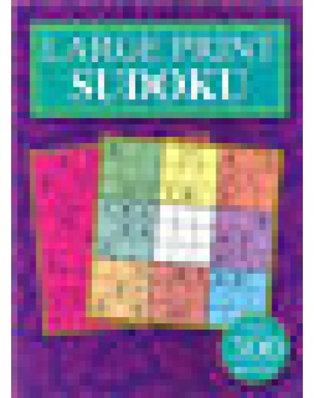 4200 Large Print Sudoku- Purple Cover