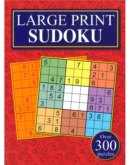 4200 Large Print Sudoku- Red Cover
