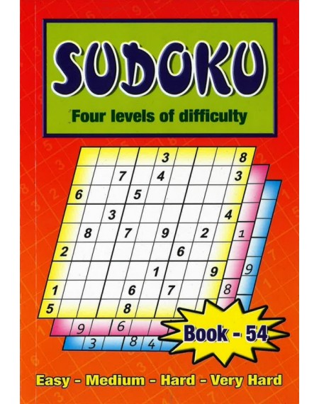 Sudoku Puzzle Book Series 3035 Book 54