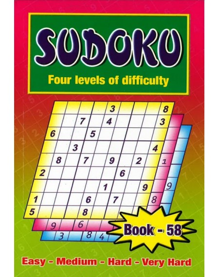 Sudoku Puzzle Book Series 3035 Book 58