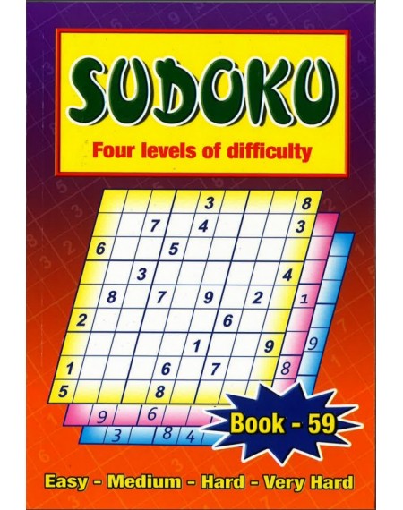 Sudoku Puzzle Book Series 3035 Book 59