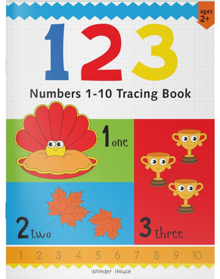 Preschool Activity Book: 123 – Numbers 1-10 Tracing Book