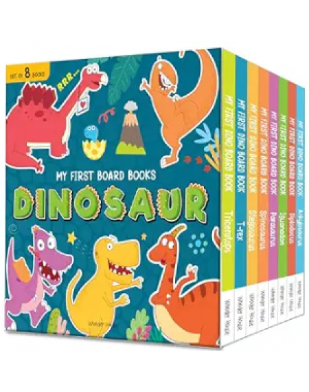 My First Board Books of Dinosaurs (Set of 8)