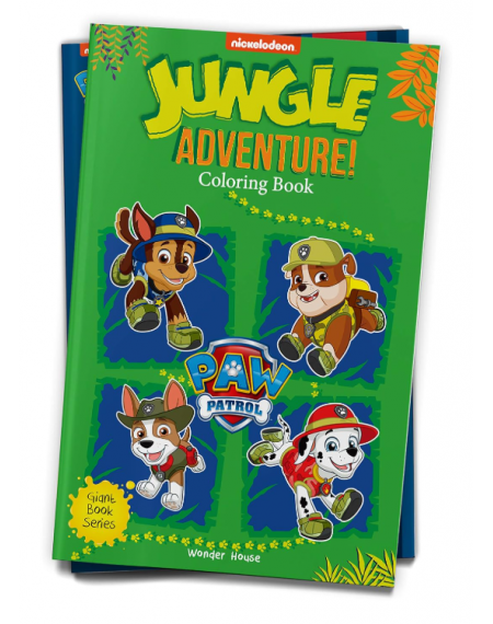 Jungle Adventure! – Paw Patrol Giant Coloring Book