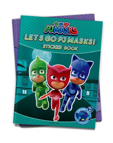 Let's Go PJ Masks Stickers Book Fun Activity Books For Kids