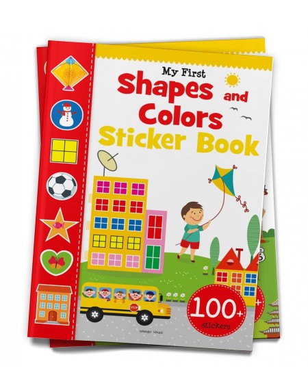 My First Shapes and Colours Sticker Book : Exciting Sticker Book With 100 Stickers