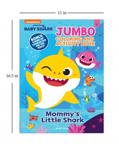 Pinkfong Baby Shark - Mommy's Little Shark : Jumbo Coloring and Activity Book