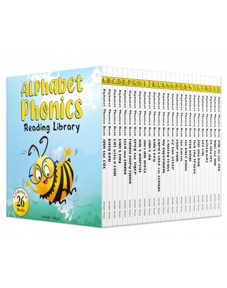 Alphabet Phonics - Reading Library For Children (Boxset of 26 books)