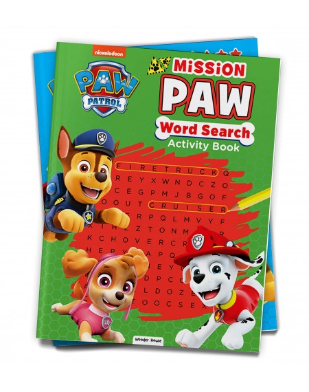 Paw Patrol Mission Paw Word Search Activity Book