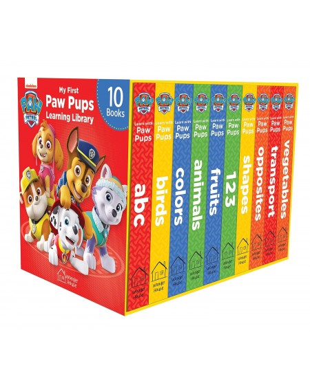 My First Paw Pups Learning Library: Boxset of 10 Board Books For Children