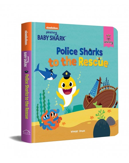 Pinkfong Baby Shark - Police Sharks To The Rescue : Padded Story Books