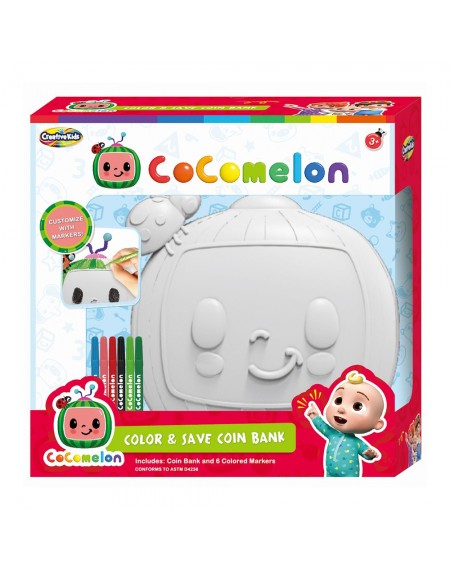 Cocomelon Paint Your Own Coin Bank