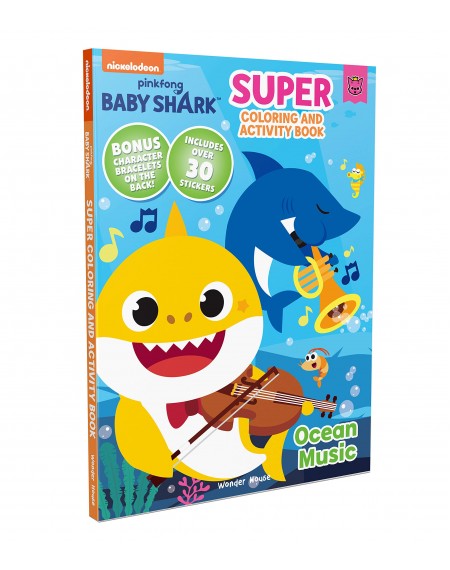 Pinkfong Baby Shark - Ocean Music: Super Coloring and Activity Book
