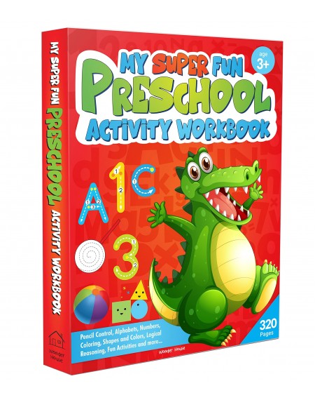 My Super Fun Preschool Activity Workbook for Children