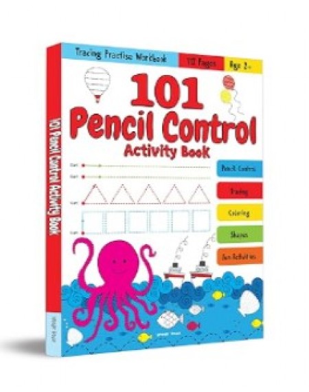 101 Pencil Control Activity Book: Tracing Practise Book