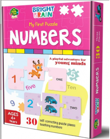 BRIGHT BRAIN - MY FIRST PUZZLE NUMBERS BY MAJESTIC