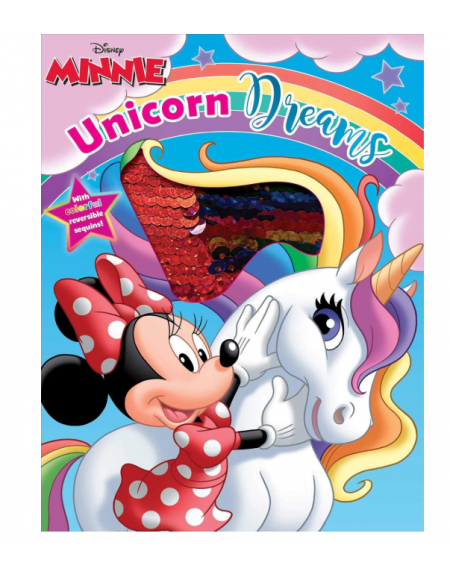Disney Minnie Mouse: Unicorn Dreams (Reversible Sequins) Board book – February 2, 2021 by Maggie Fischer (Author)